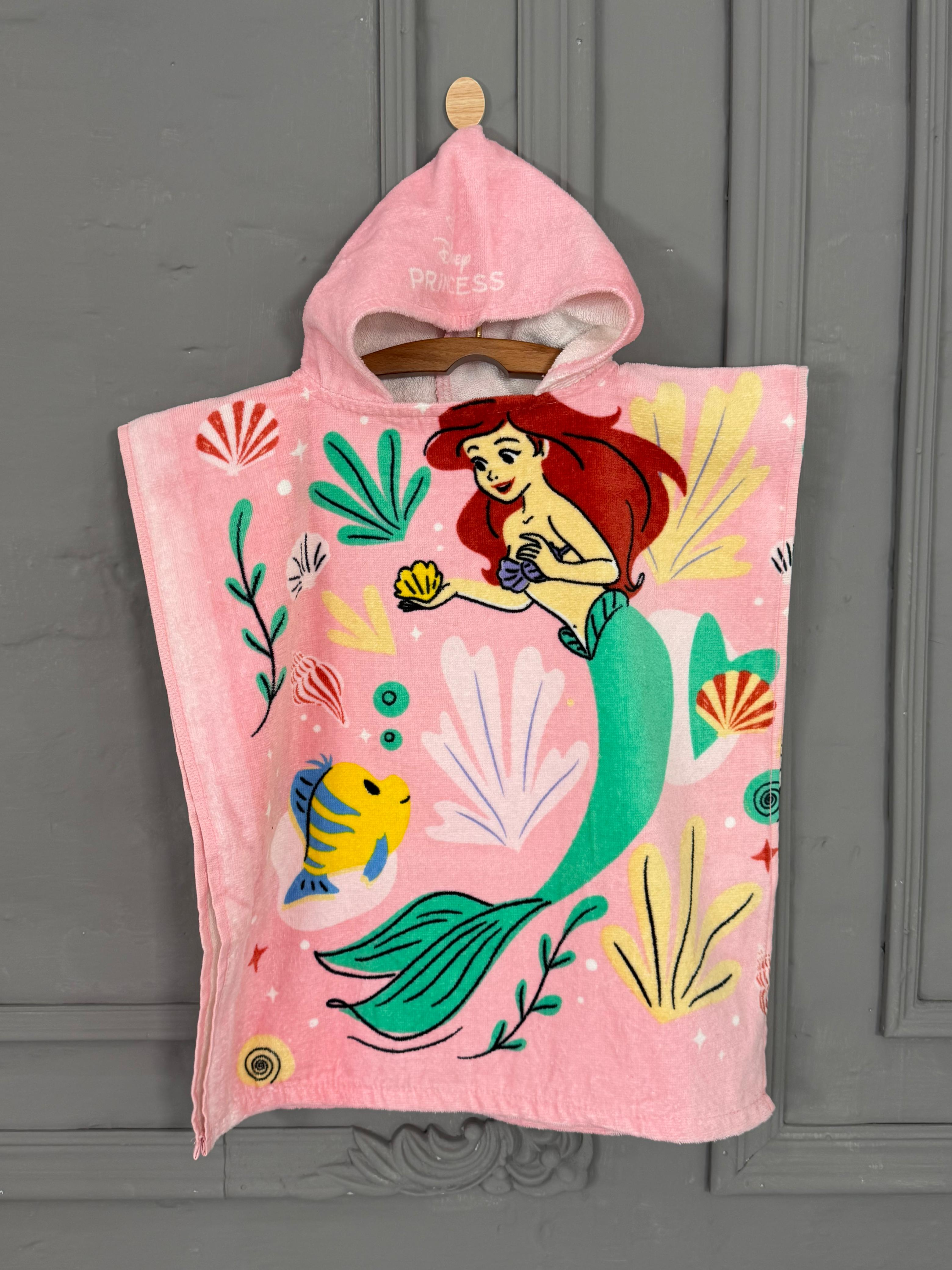 Princess Hooded Kids Poncho