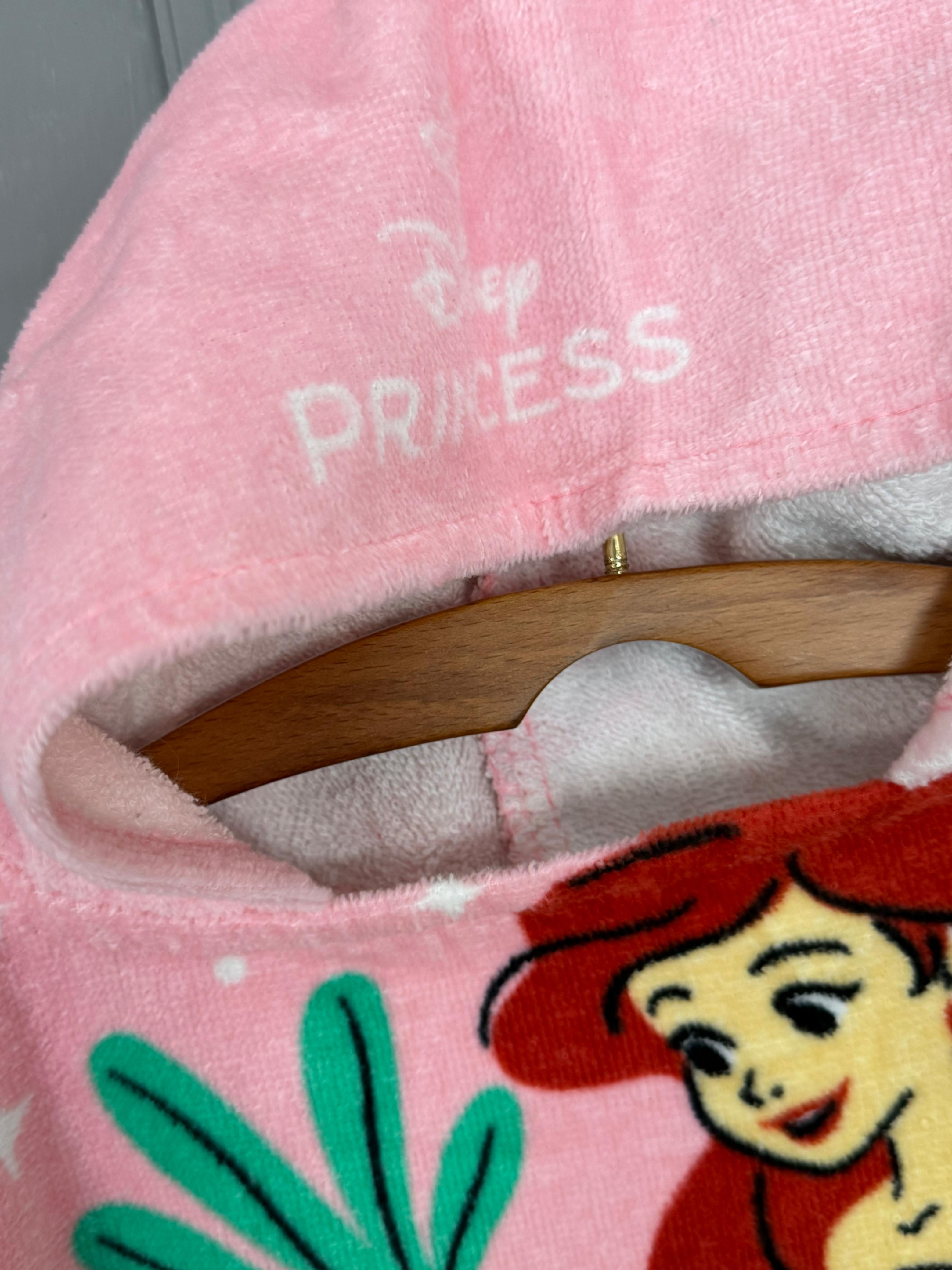 Princess Hooded Kids Poncho