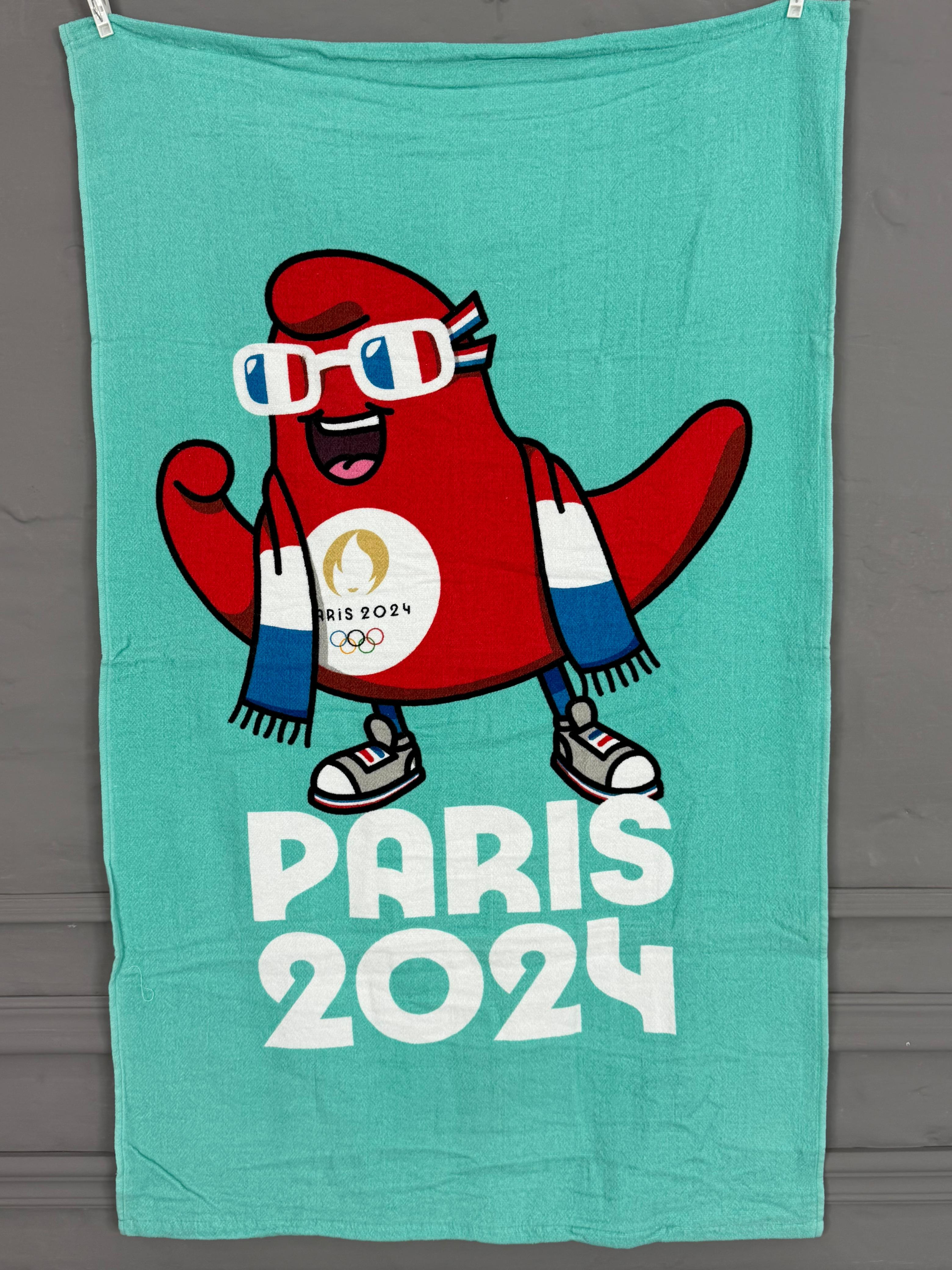 Paris 2024 Print Cotton Towel