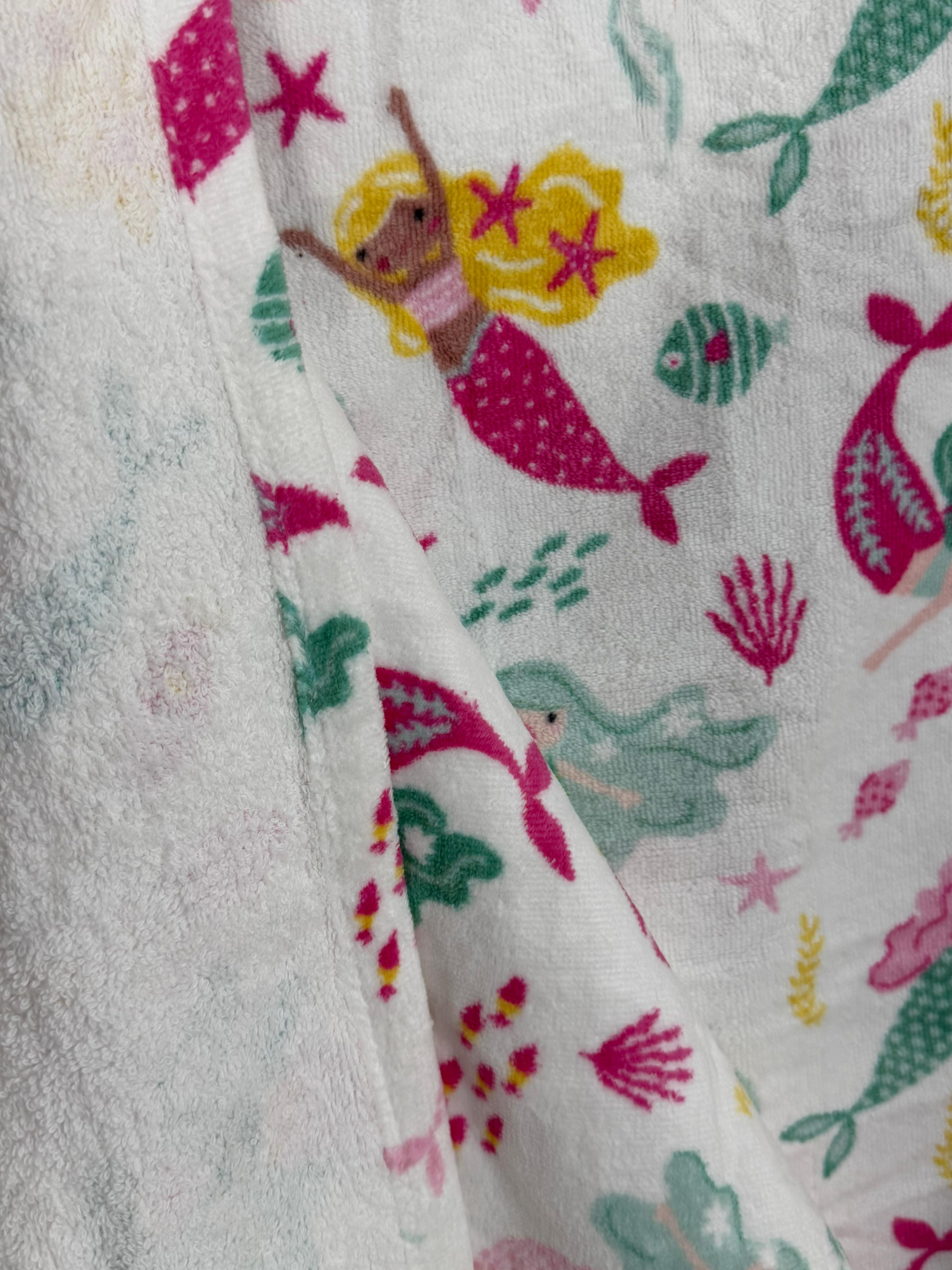 Mermaid Dream Print Cotton Towel