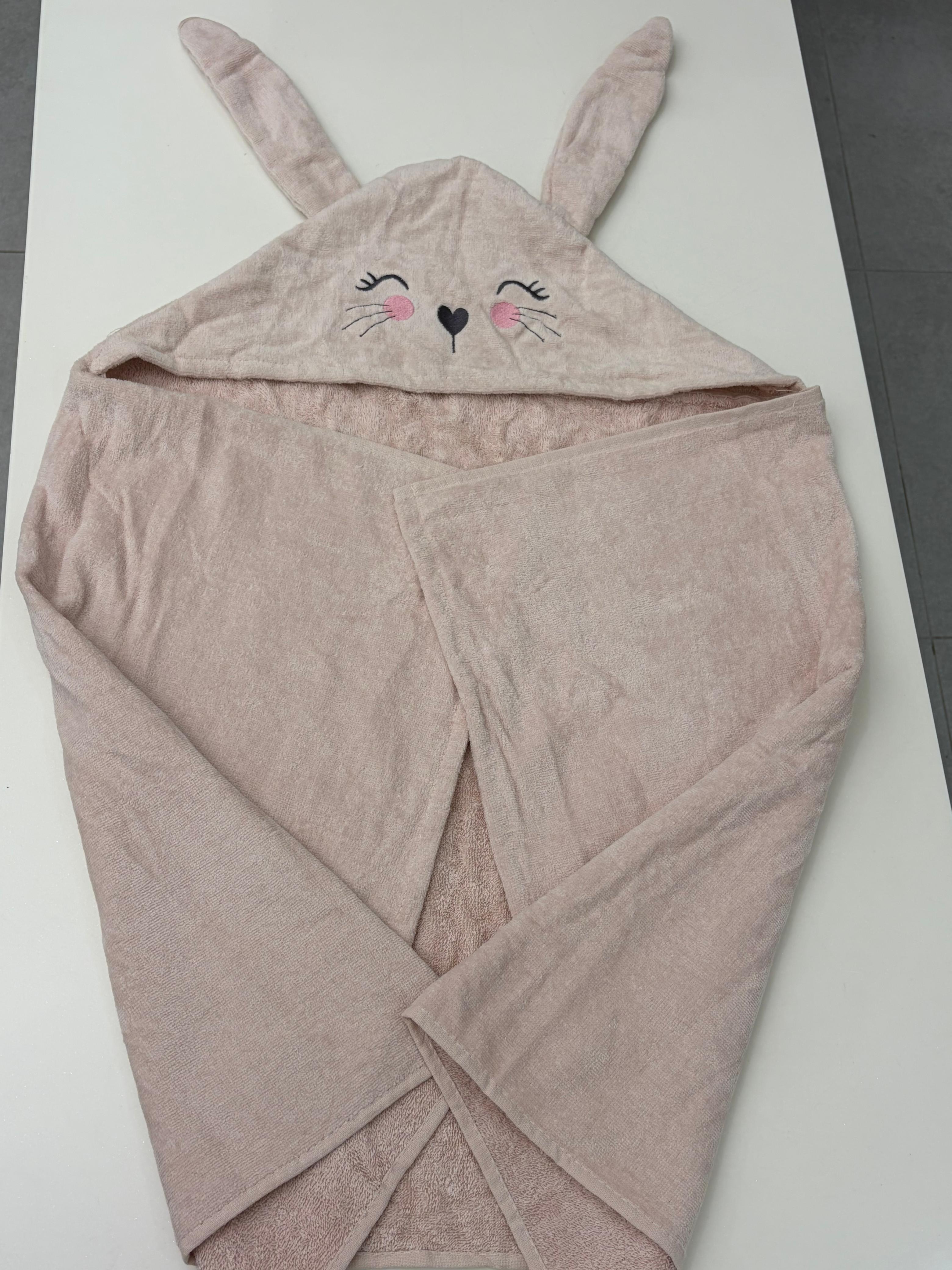 Soft Bunny Hooded Baby Towel