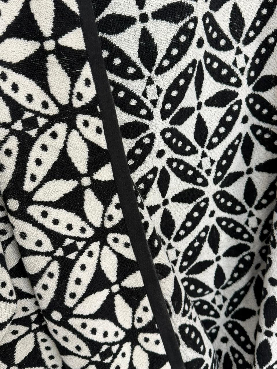 Geometric Print Cotton Towel - Toliya.co