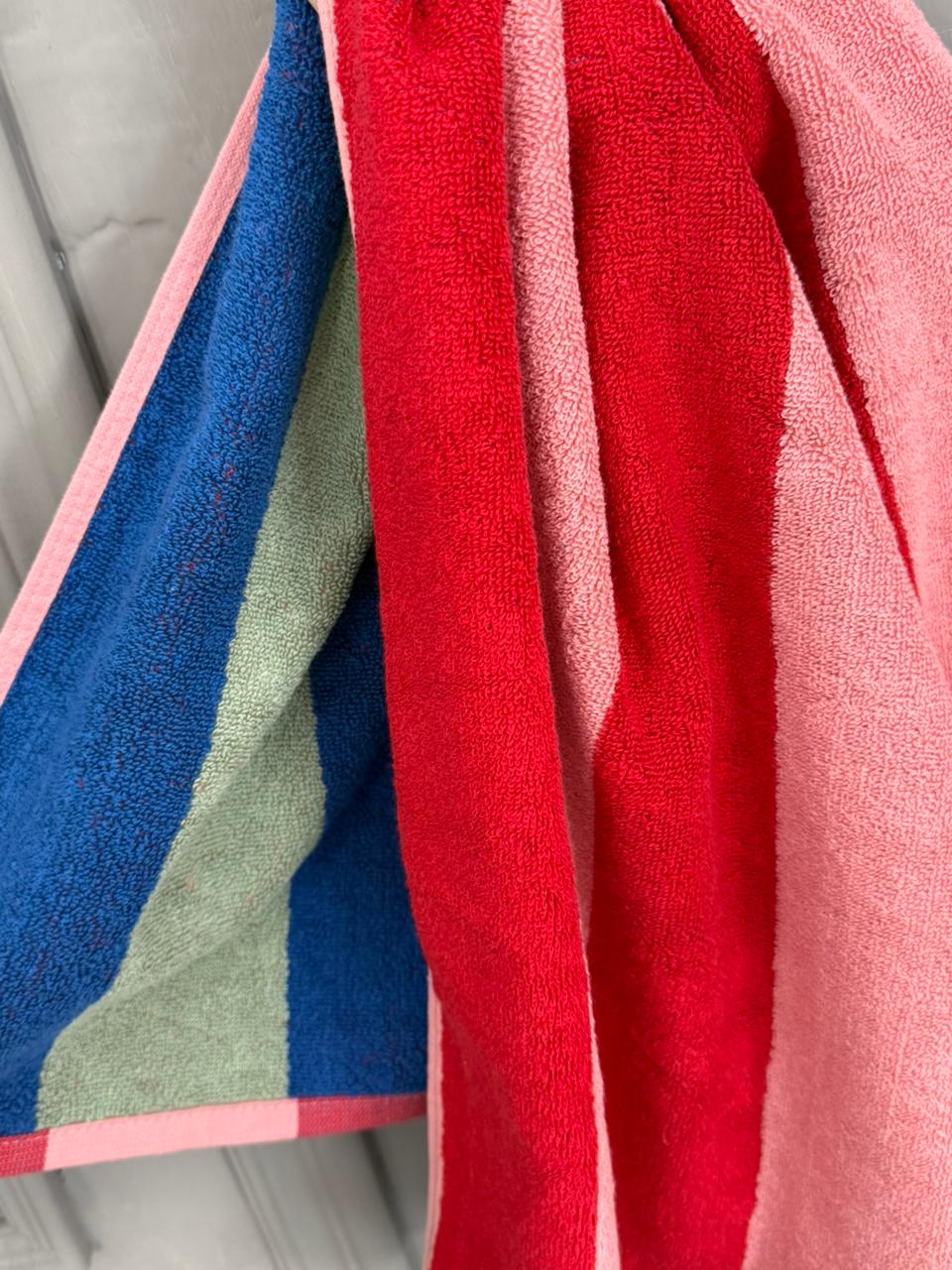 Cotton jacquard fabric Striped Towel