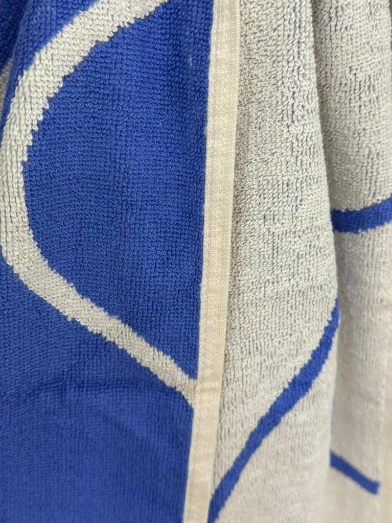 Modern Wave Pattern Cotton Hand Towel