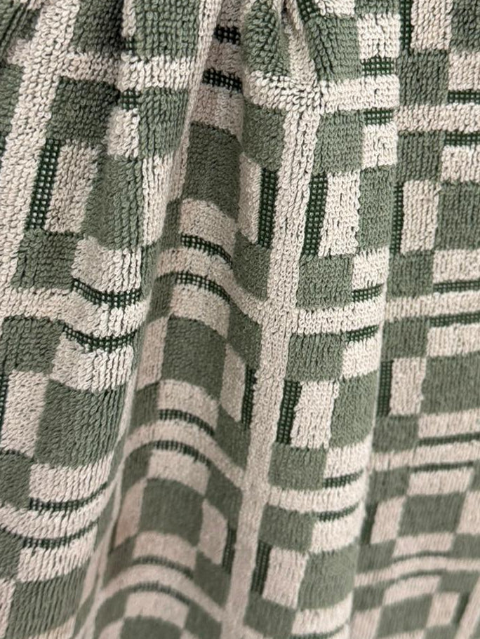 Premium Checkered Cotton Hand Towel