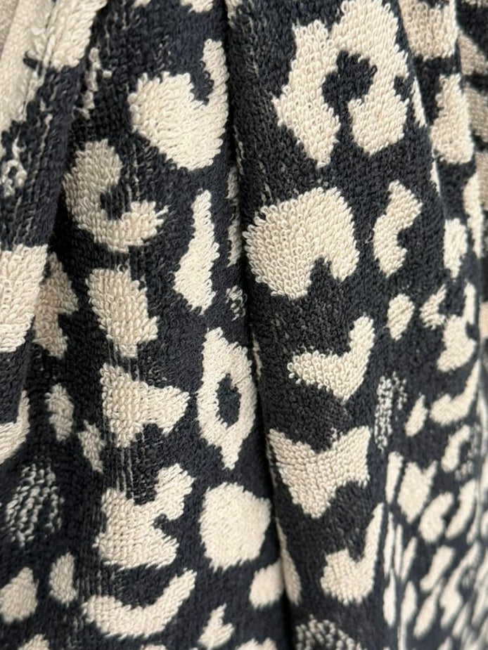 Leopard Print Cotton Hand Towel