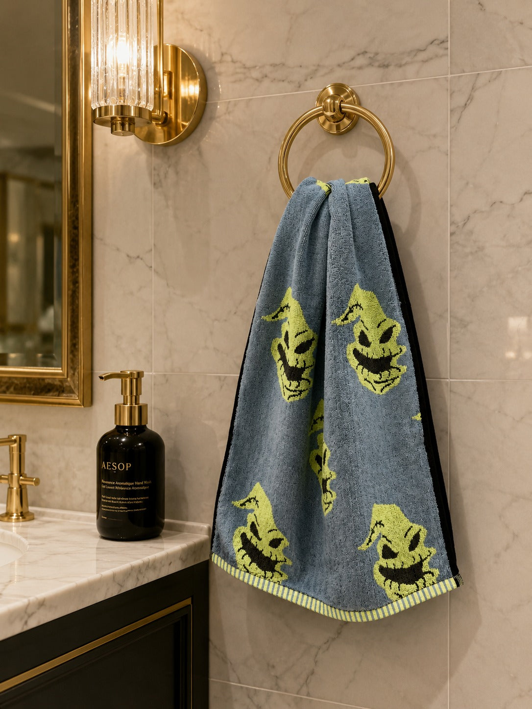 Halloween Character Cotton Hand Towel