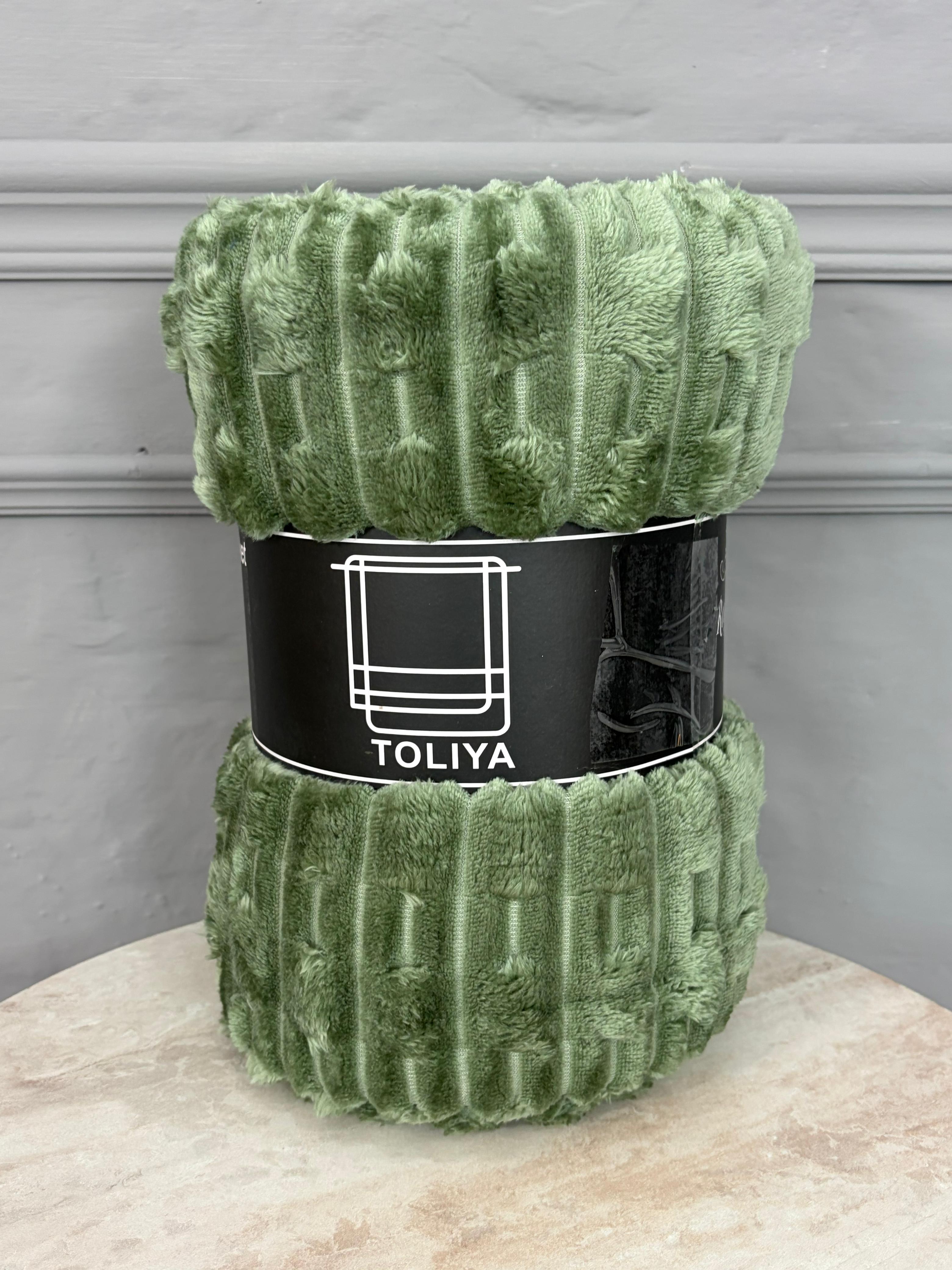 Summer Luxury Ribbed Plush Blanket