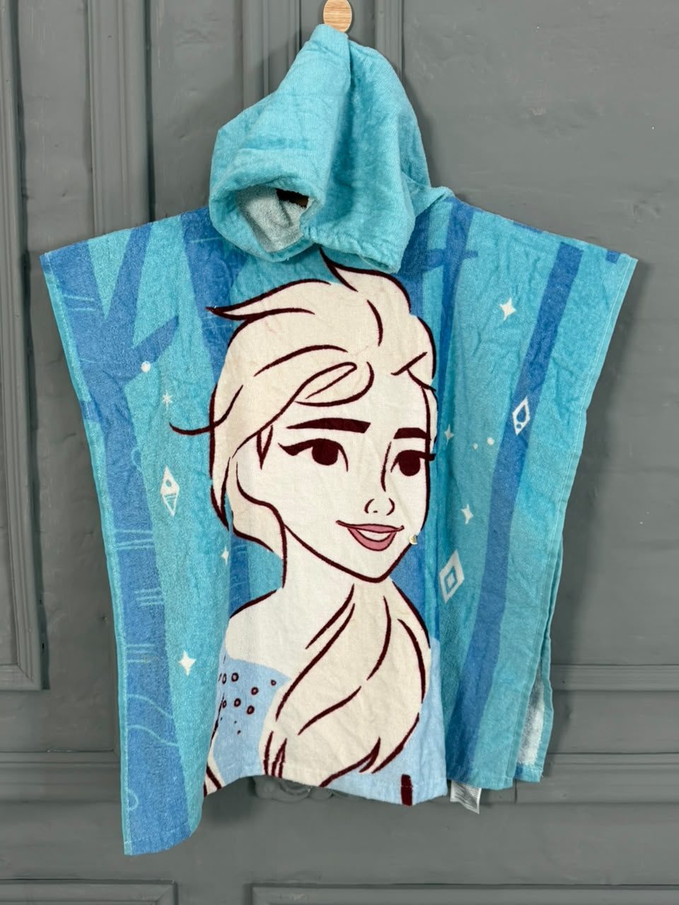 Little Snow Princess Hooded Kids Poncho