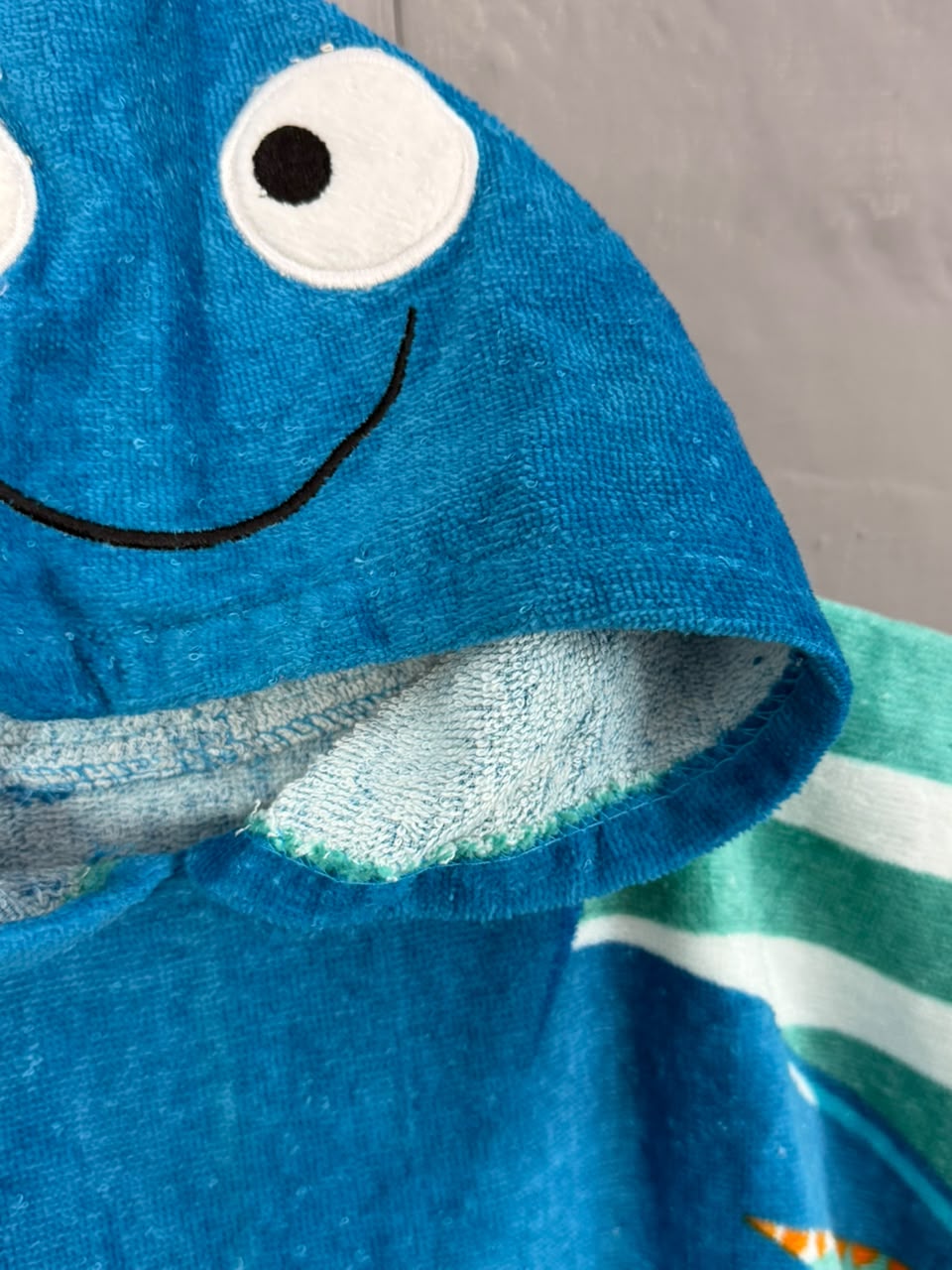 Cute Octopus Hooded Kids Poncho