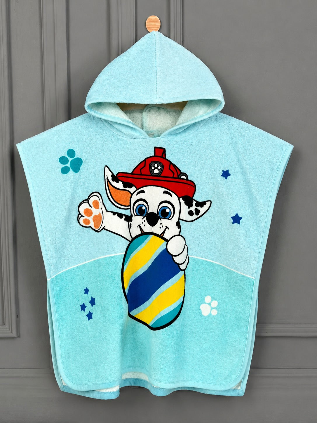 Puppy Splash Hooded Kids Poncho