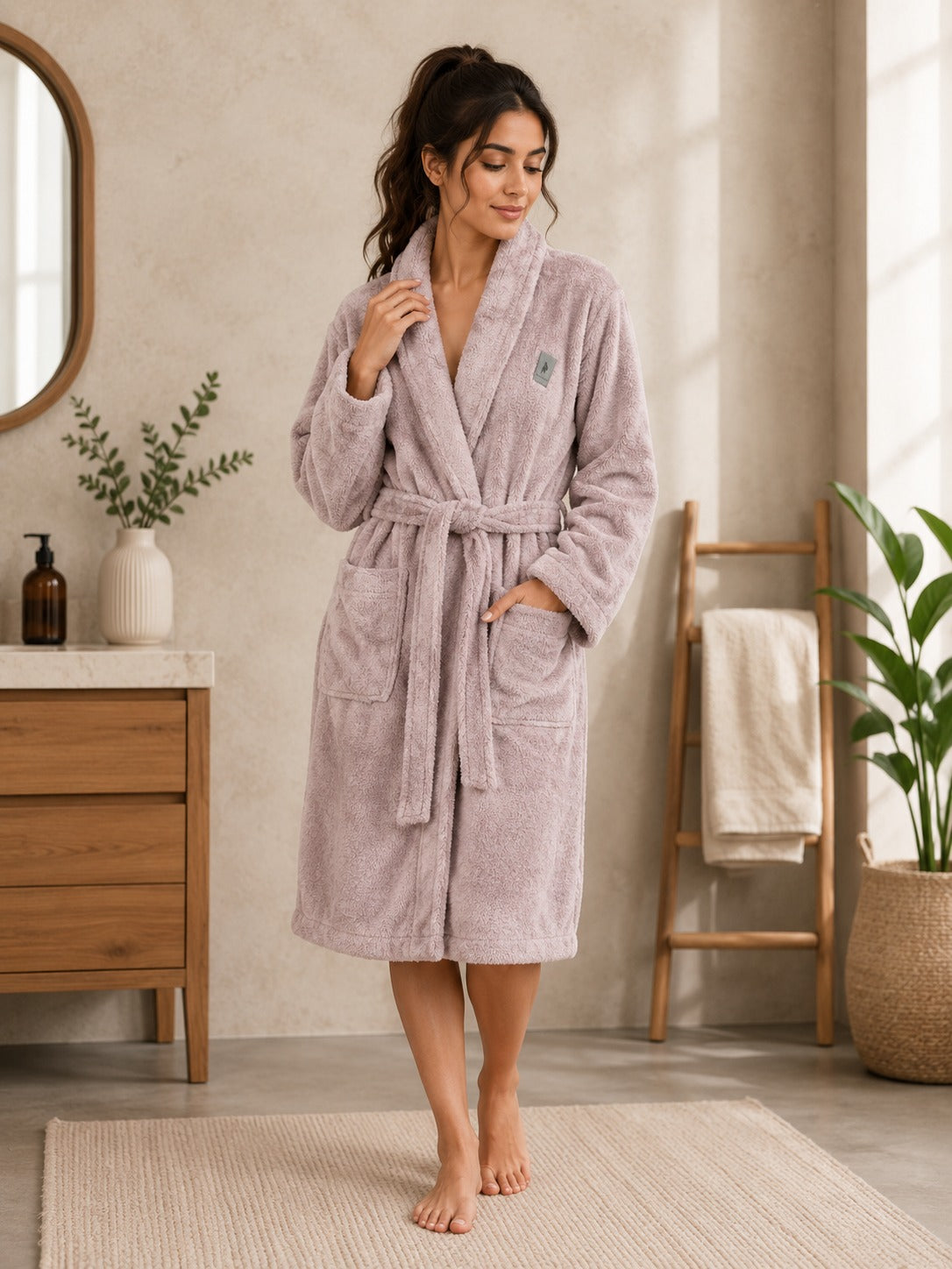 Unisex Zero Twist bathrobe