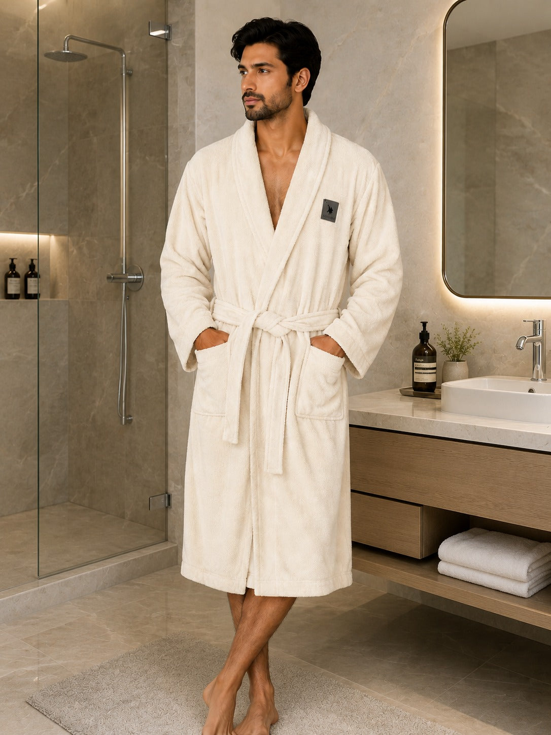Unisex Zero Twist bathrobe
