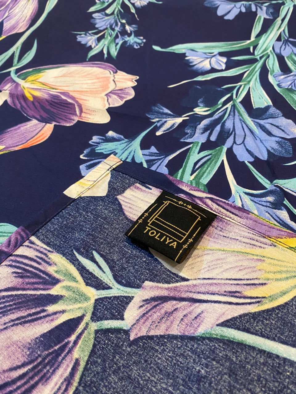 Midnight Bloom Floral Bedsheet Set
