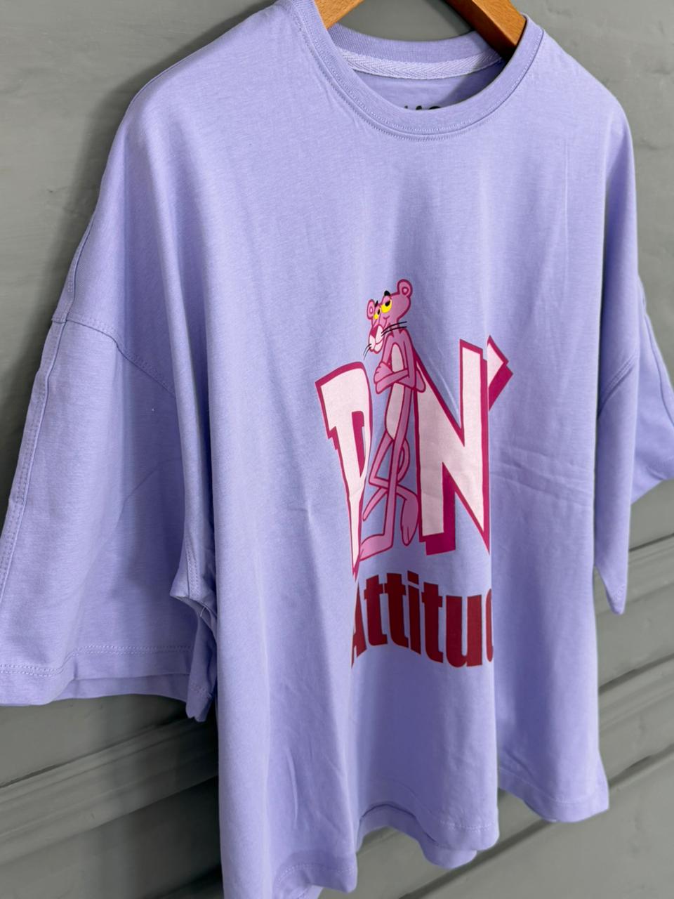 Pastel Purple Drop Shoulder - Toliya.co