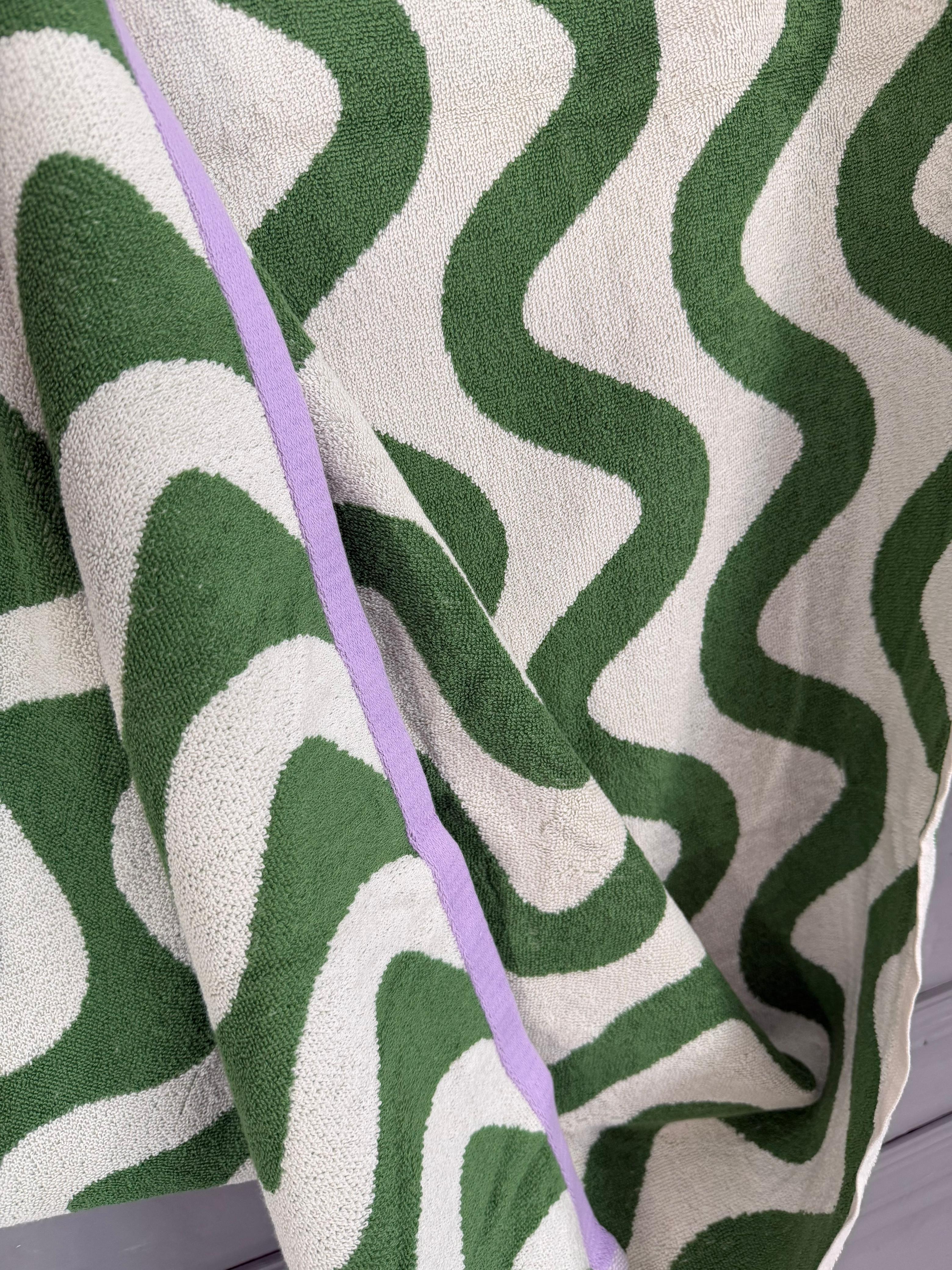 Sage Wave Luxe Bath Towel
