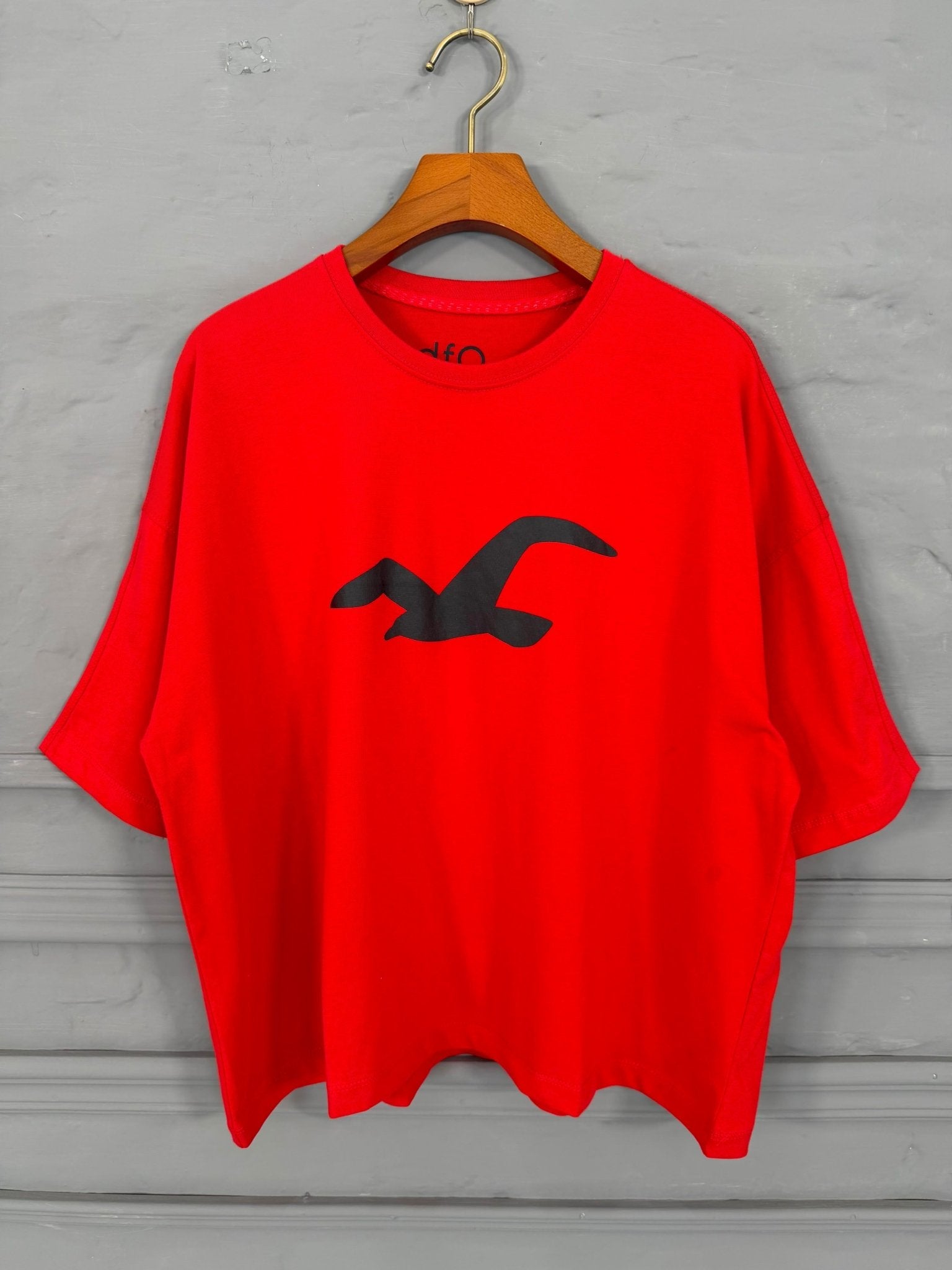 Black Wing Oversized Tee - Toliya.co