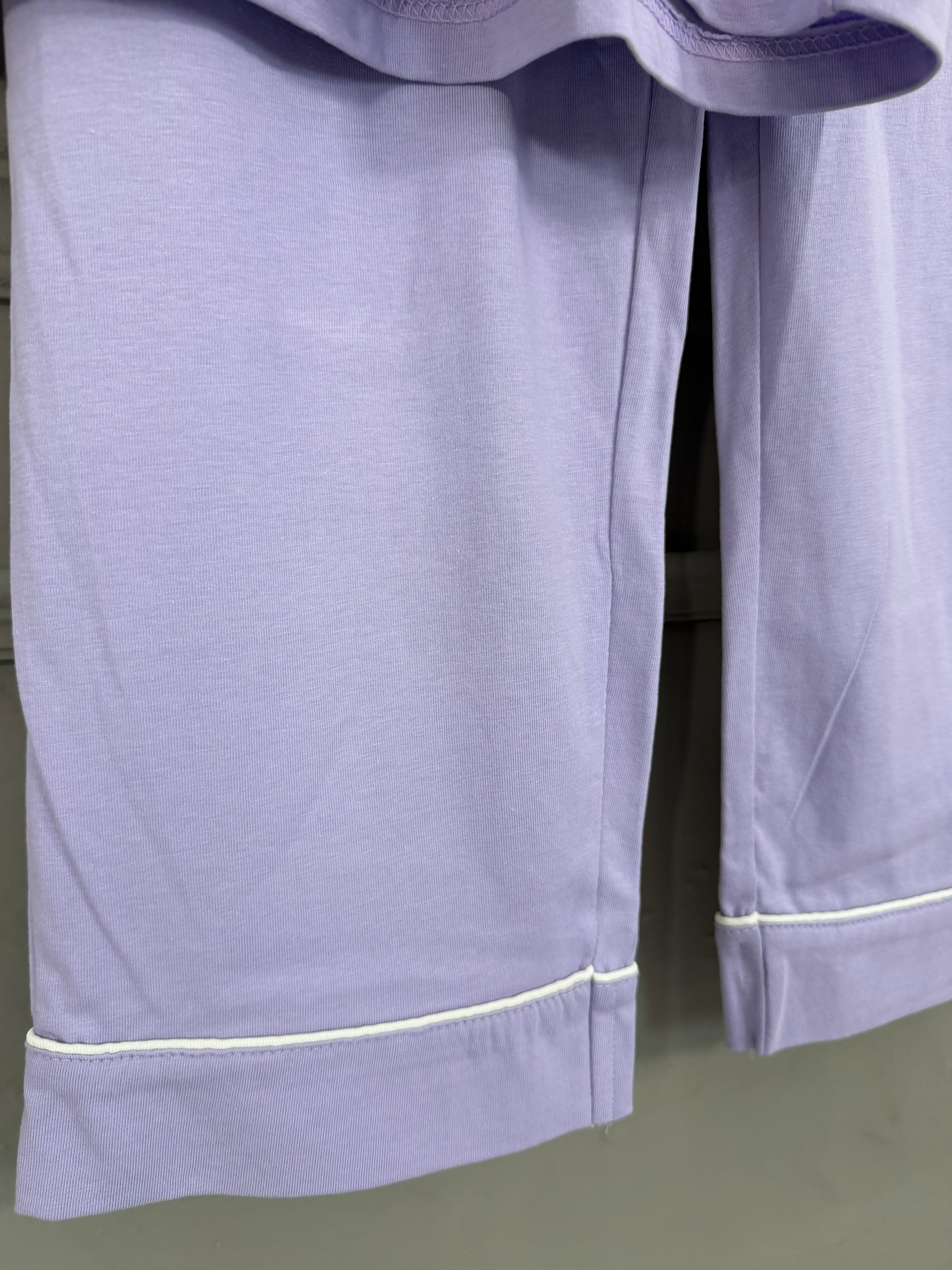 Lavender Bow Print Cotton Set