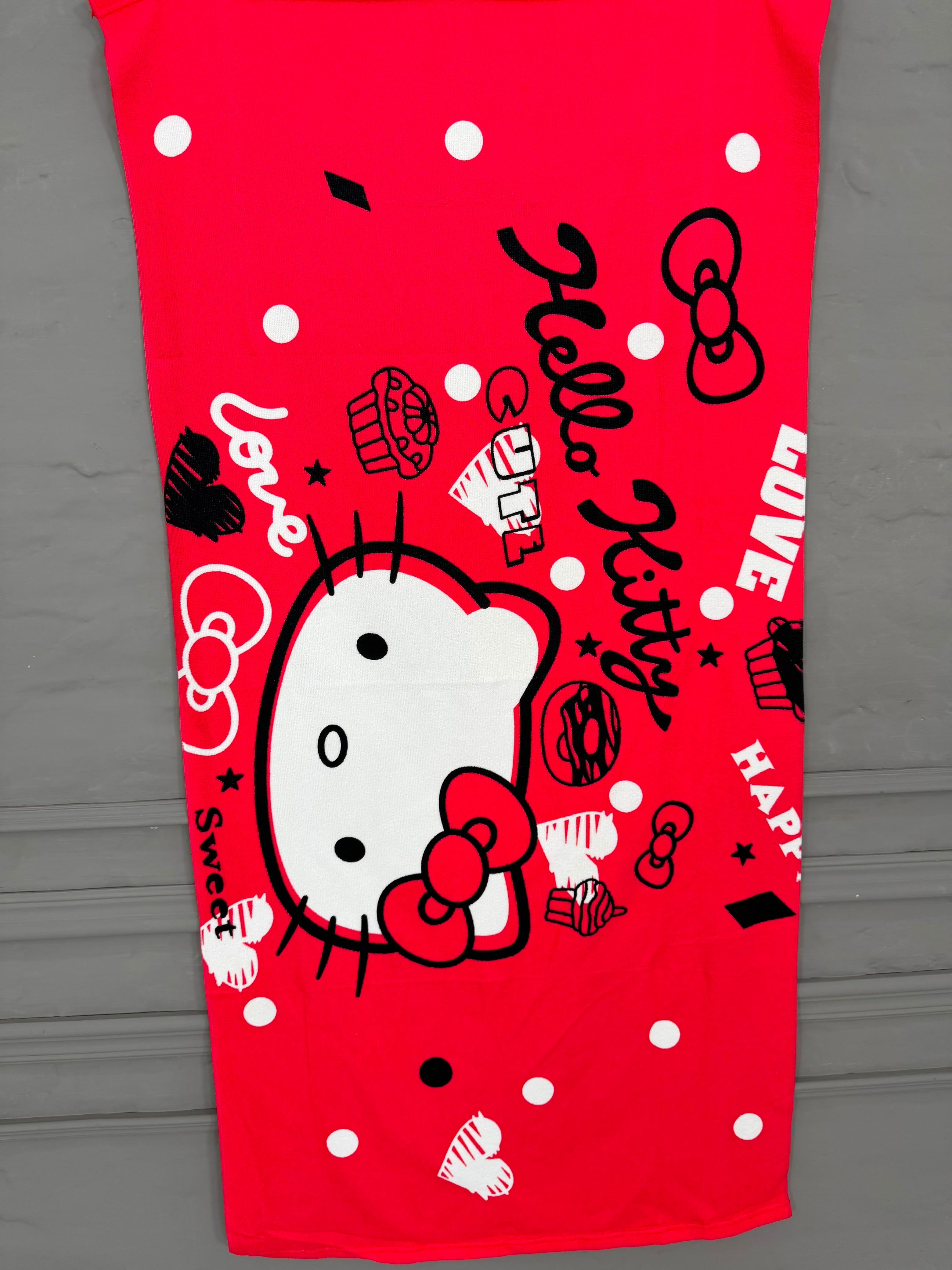 Kitty Kids Printed Towel