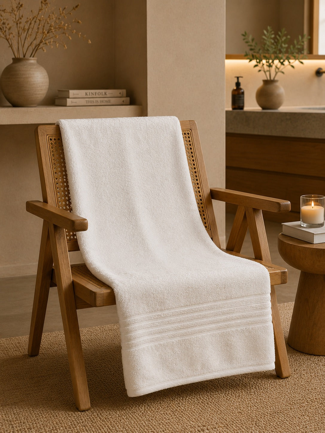 Premium White Bath Towel