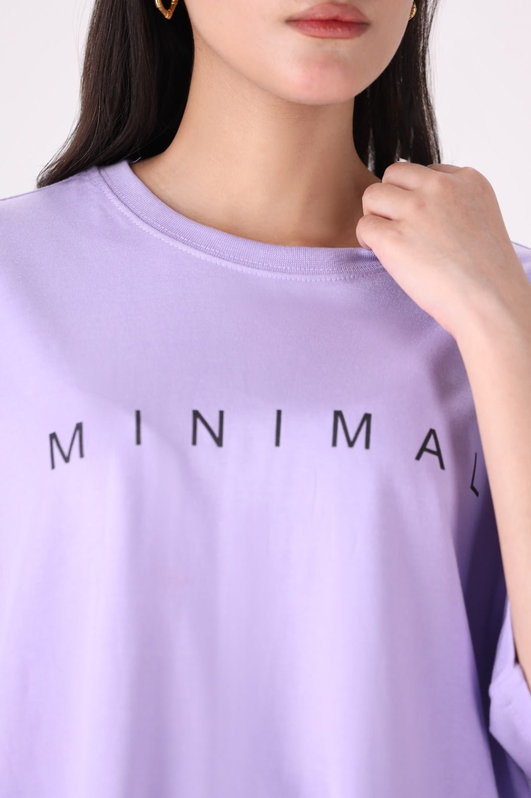 Lilac Bliss Drop shoulder - Toliya.co