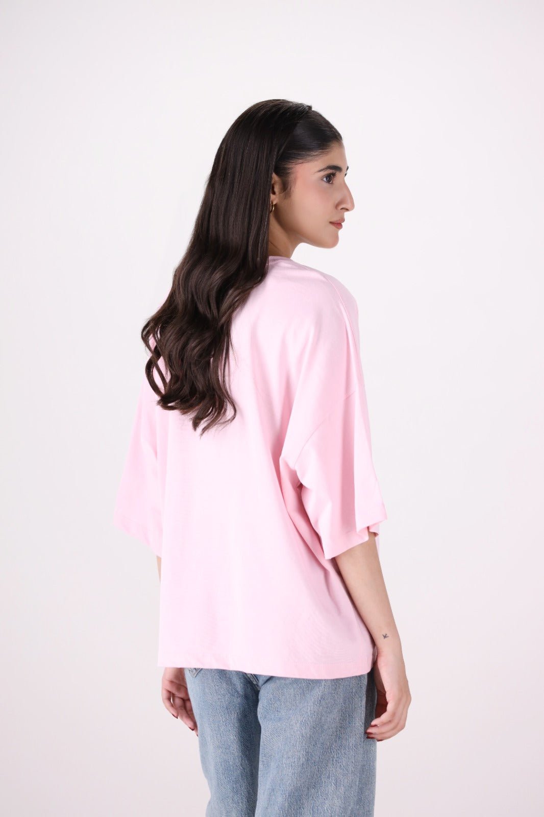 Pink Paws Drop Shoulder - Toliya.co