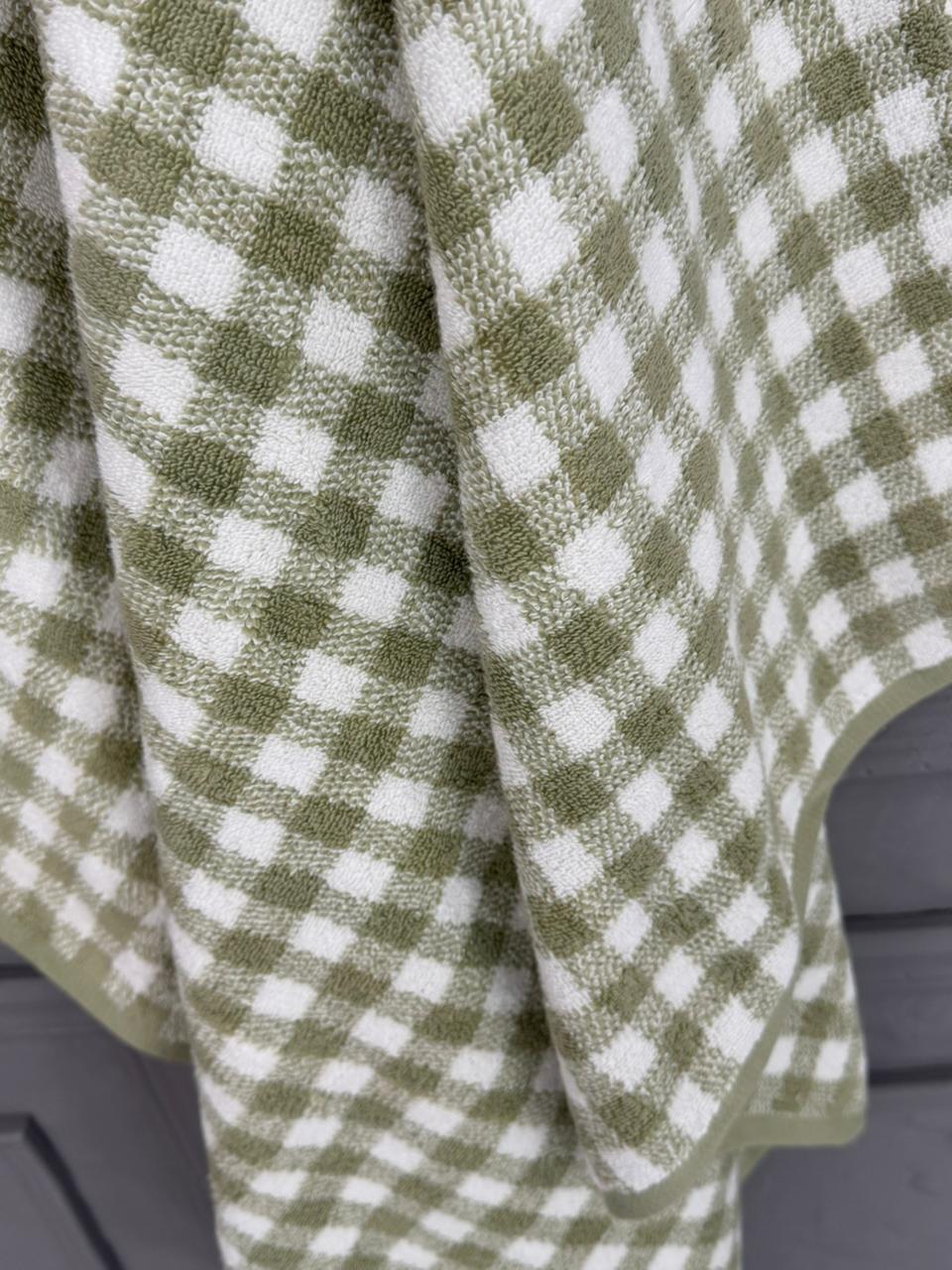 Heritage Gingham Terry Bath Towel