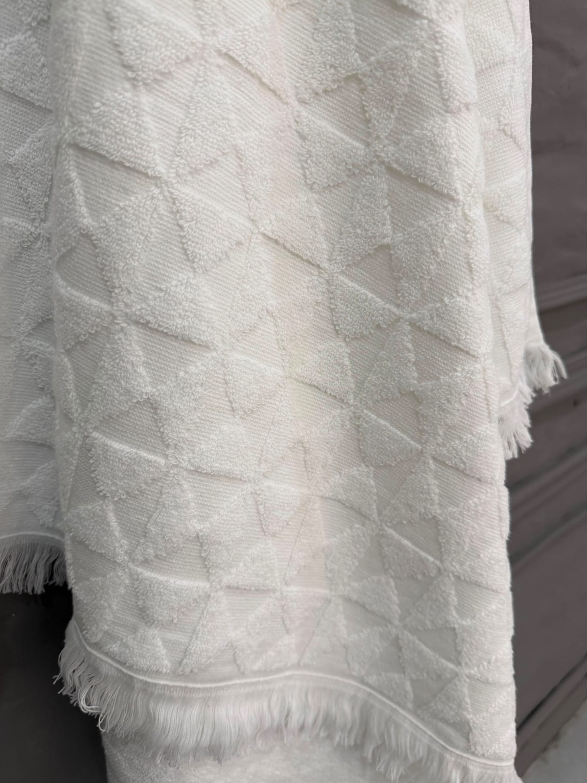 Diamond Weave Cotton Towels