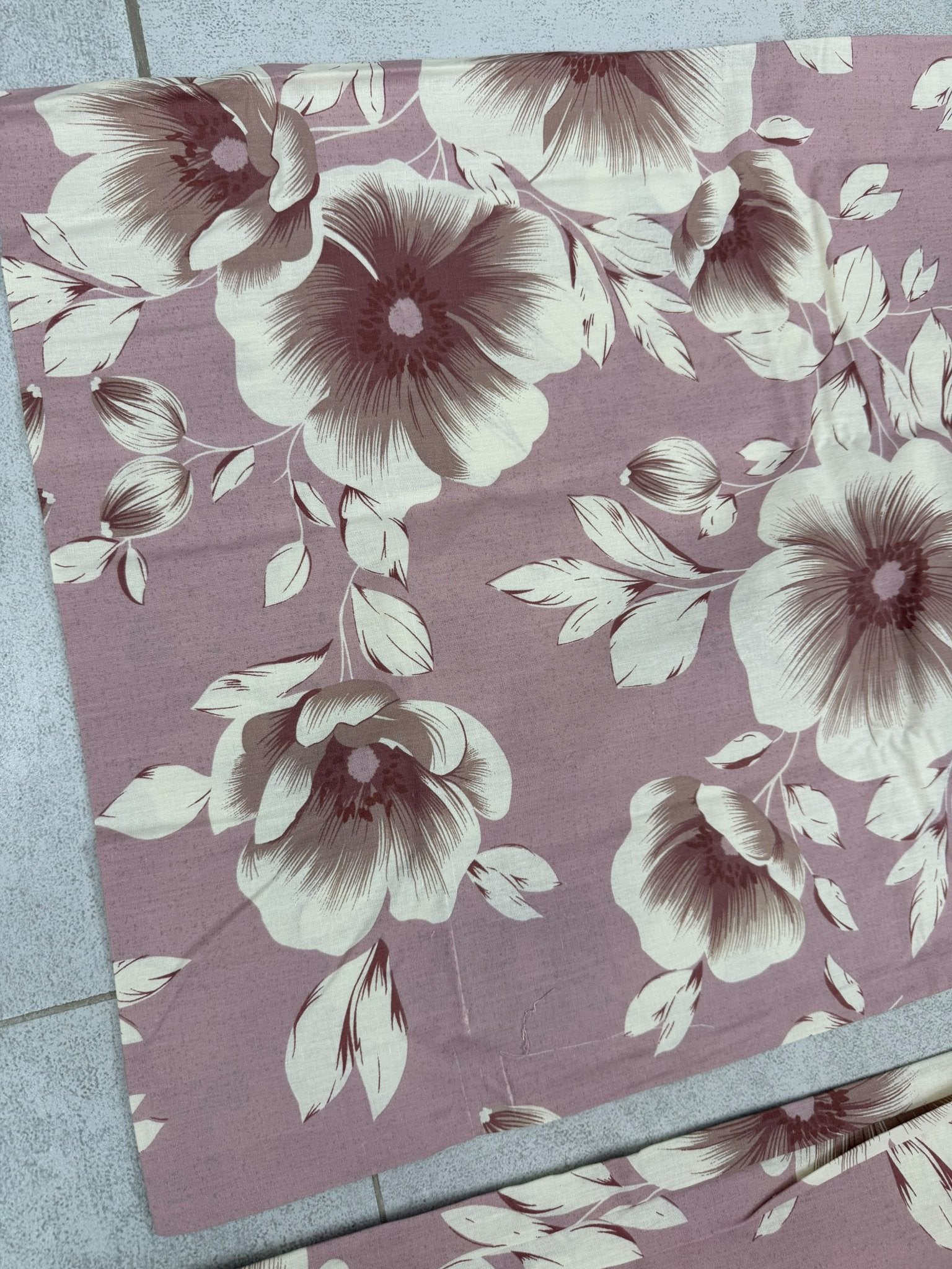 Dusty Rose Floral Print Pillow Covers - Toliya.co