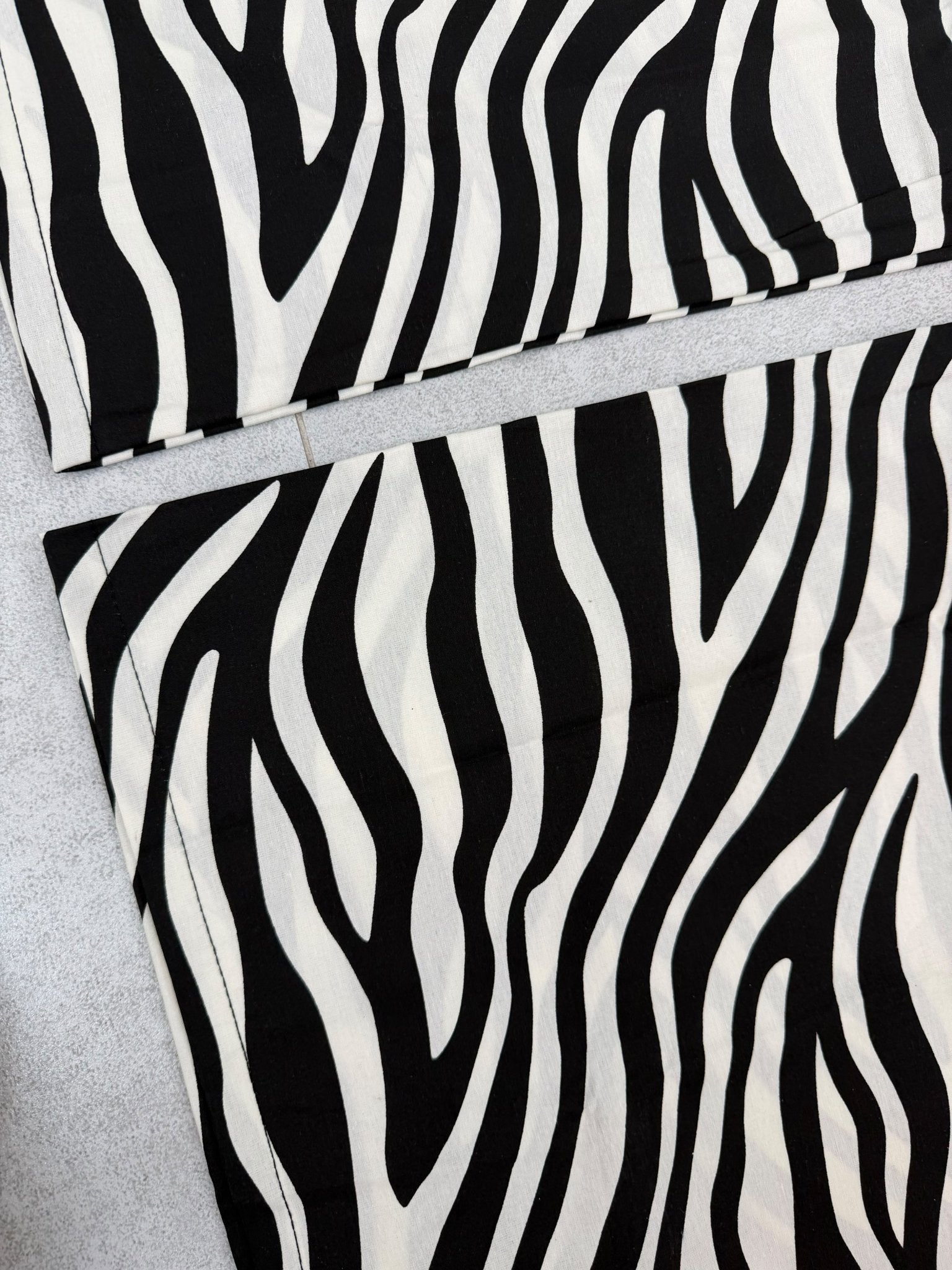 Black & White Zebra Print Pillow Covers - Toliya.co