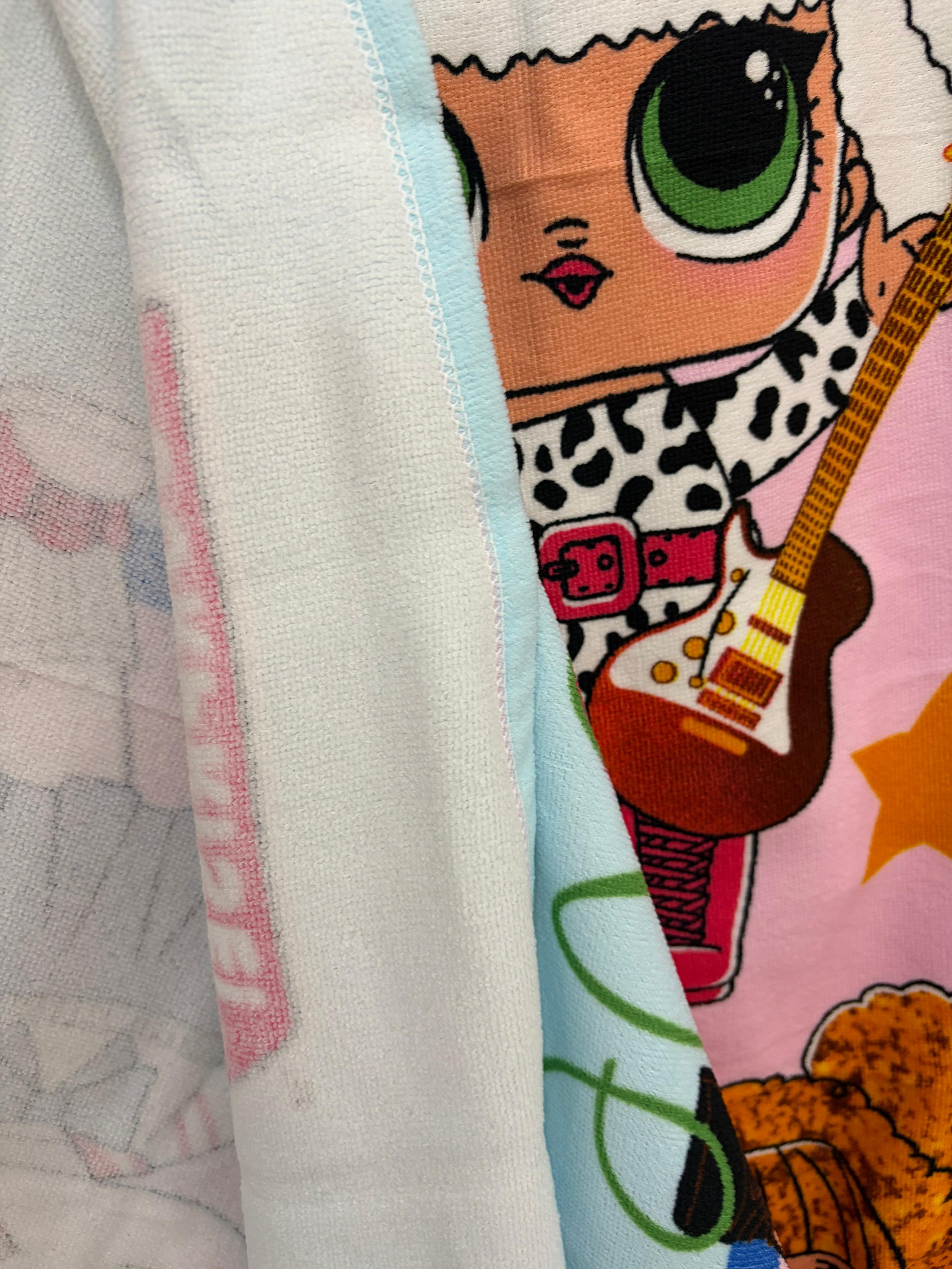 Cute Dolls Printed Towels
