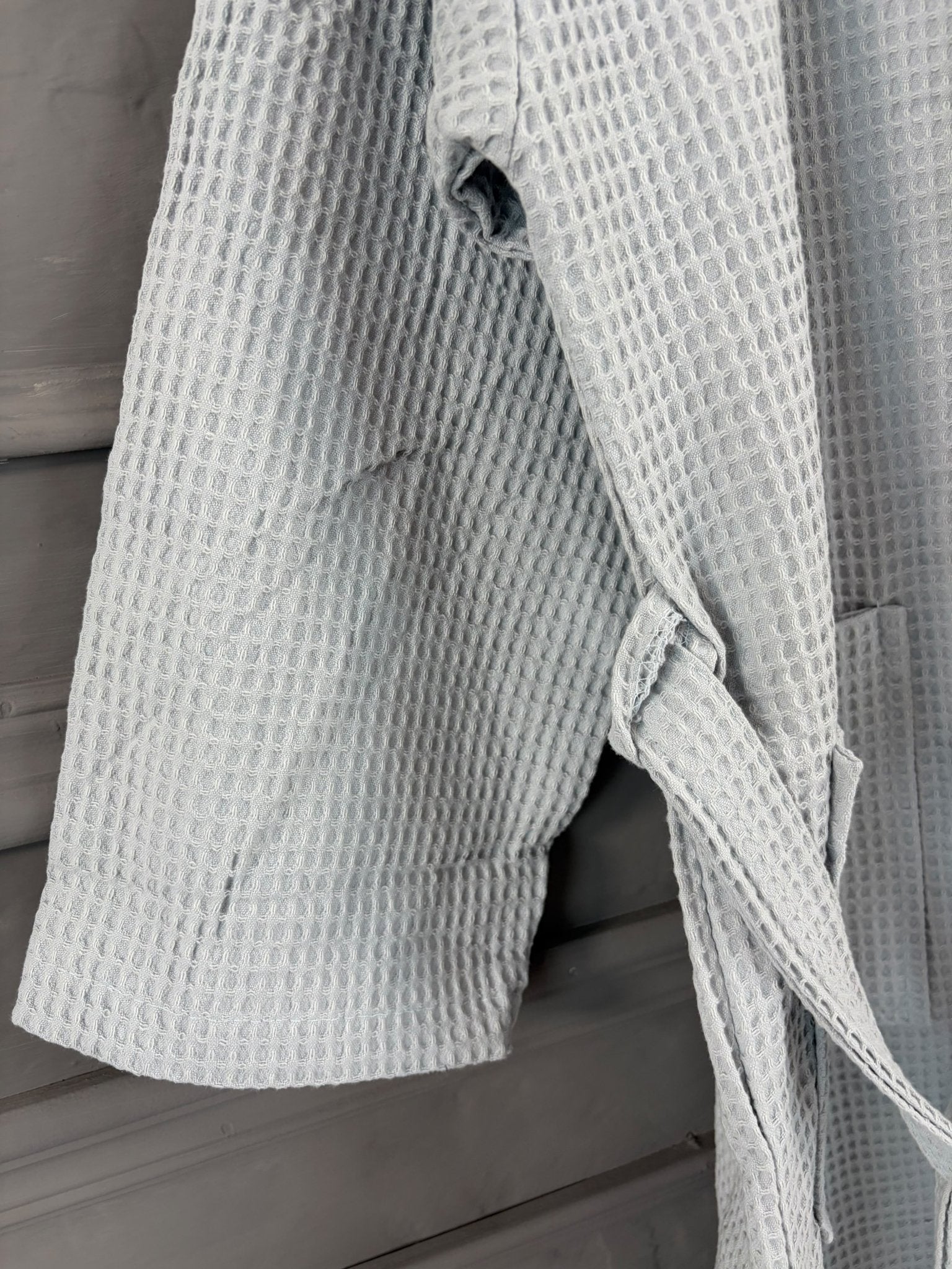 Waffle Hooded Bathrobe - Toliya.co
