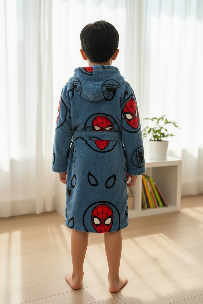 Animated Kids  Hooded Bathrobe
