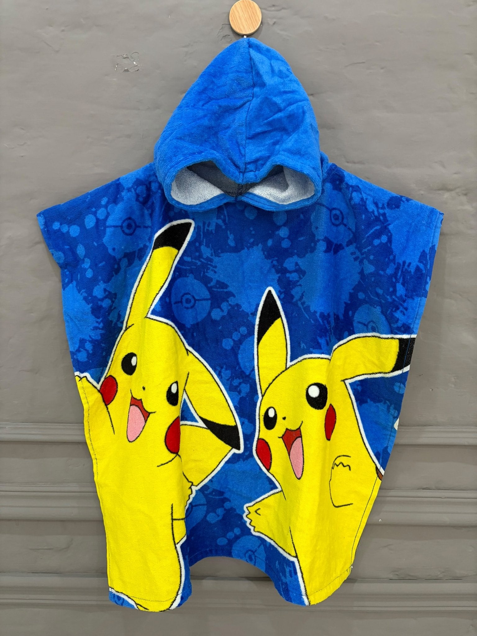 Animated  Kids Hooded Bath Poncho