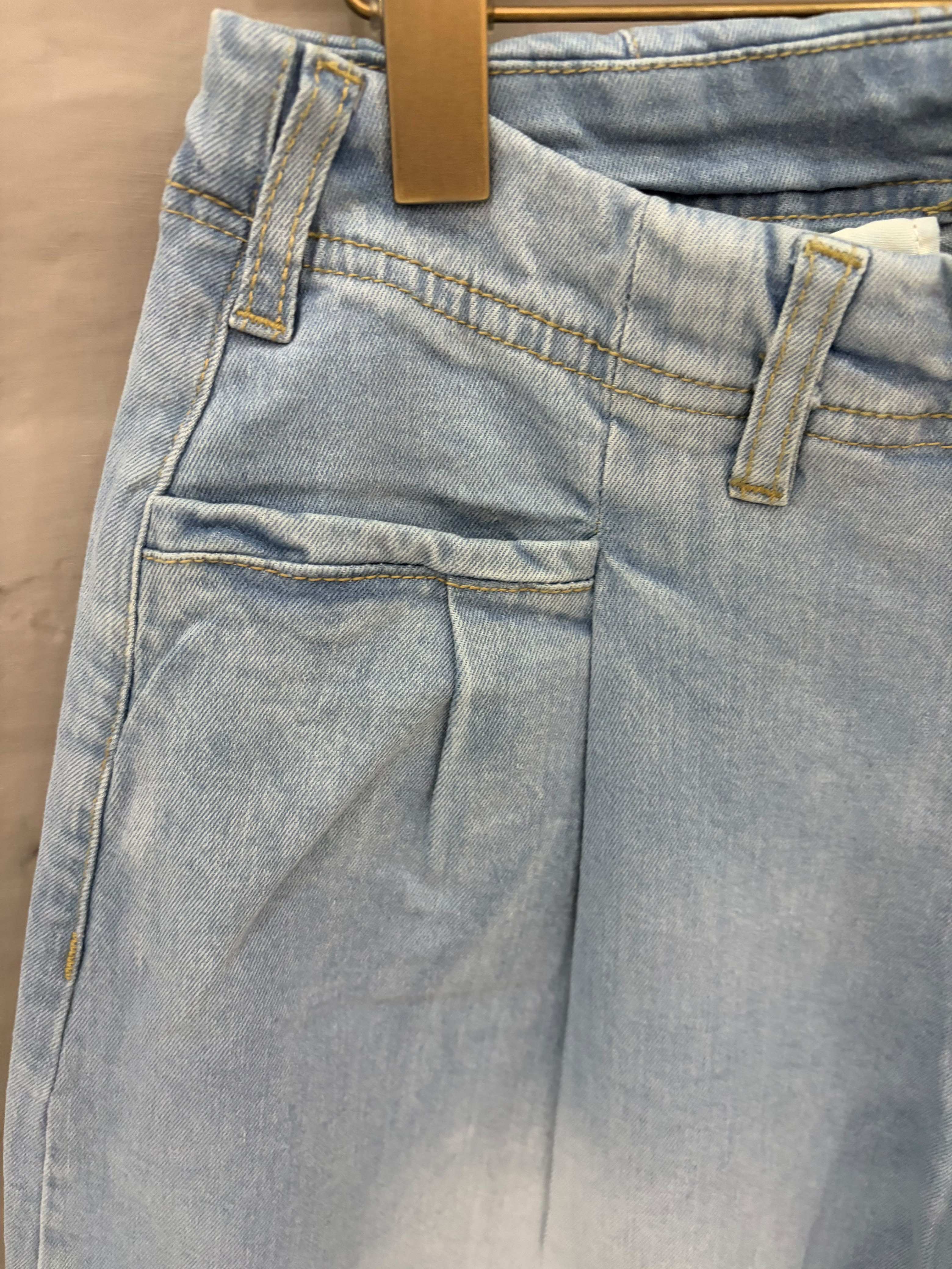 Light Blue Wide Leg Jeans