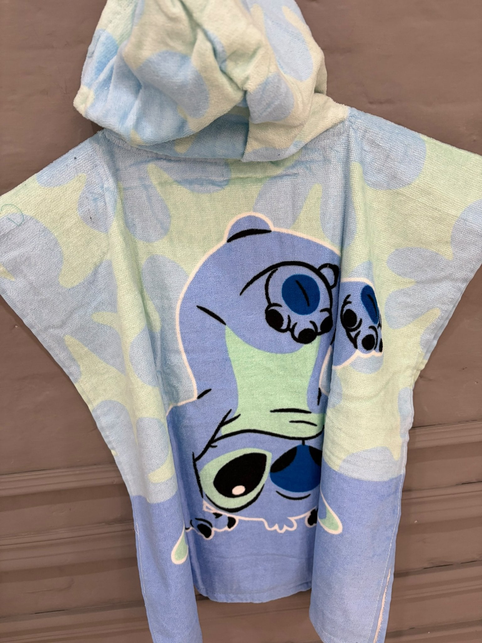 Animated Kids Hooded Bath Poncho