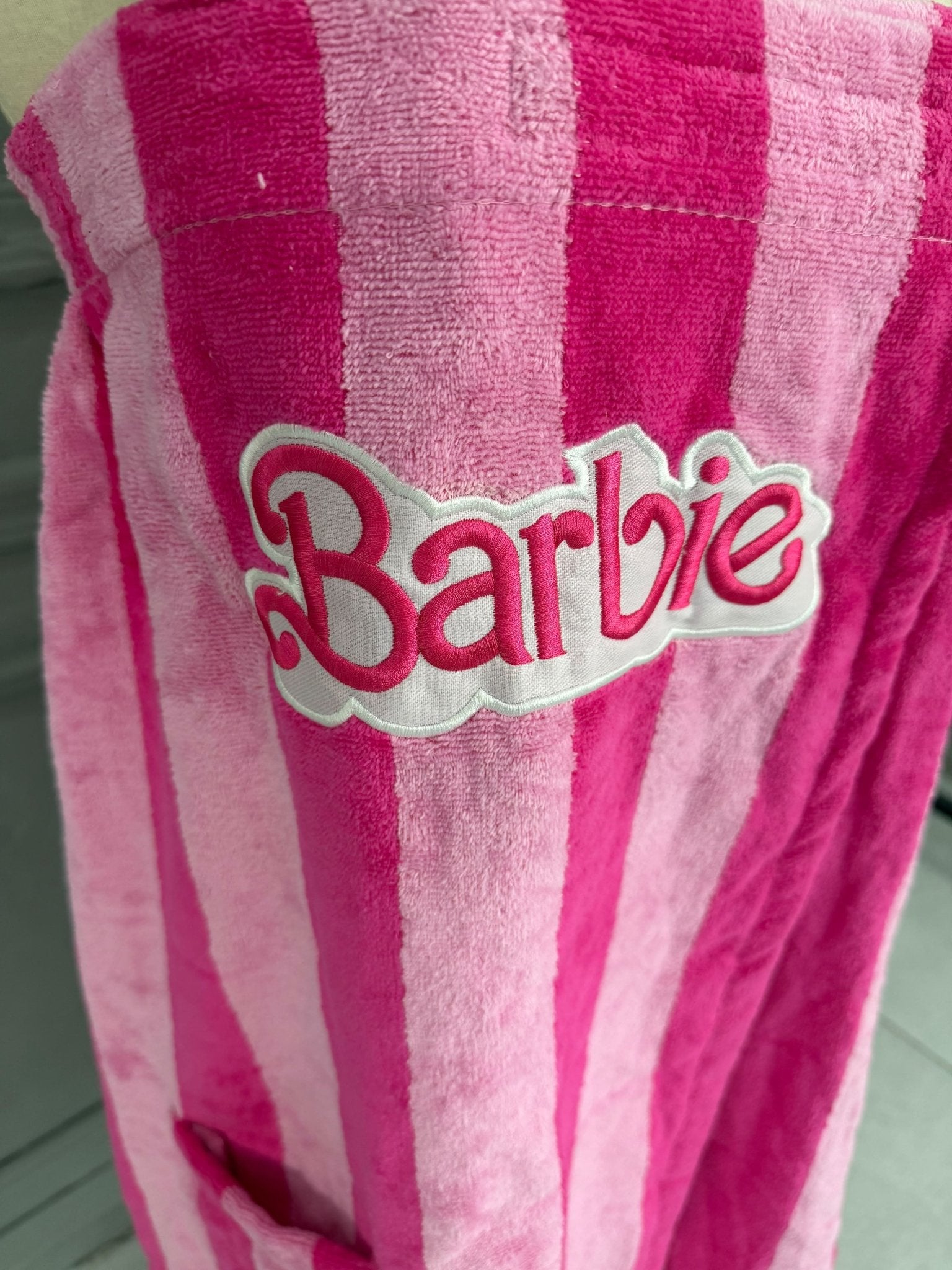 Women Striped Terry Bathrobe - Toliya.co