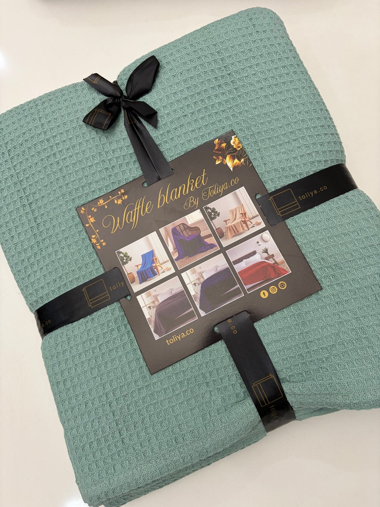 Premium Waffle Texture Blanket