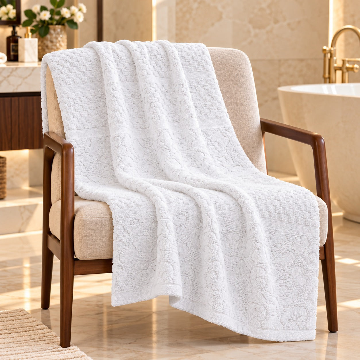 Luxury Textured Towel Set – Pack of 2