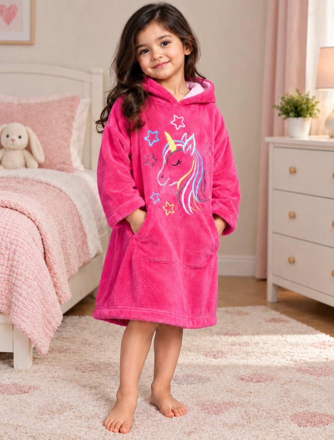 Unicorn Hooded Towel - Toliya.co