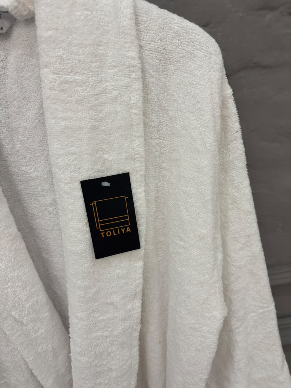 Classic White Terry Bathrobe - Toliya.co