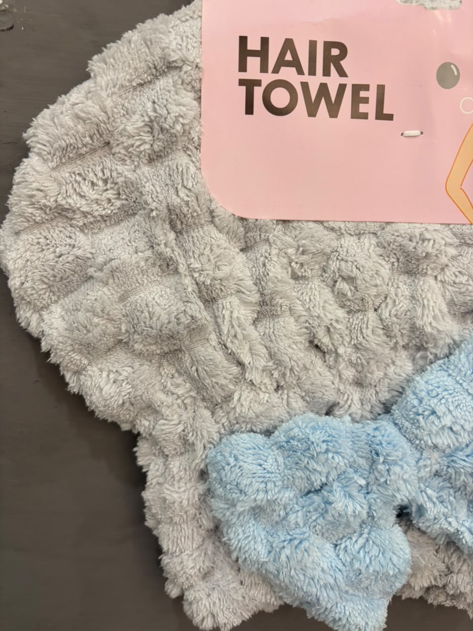 Plush Bow Hair Drying Cap
