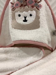 Foxy White Hooded Towel