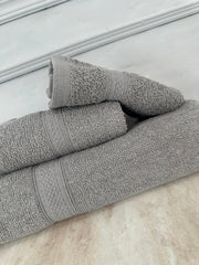 Cotton Towel  Grey Set Pack of 3  Gsm(450)