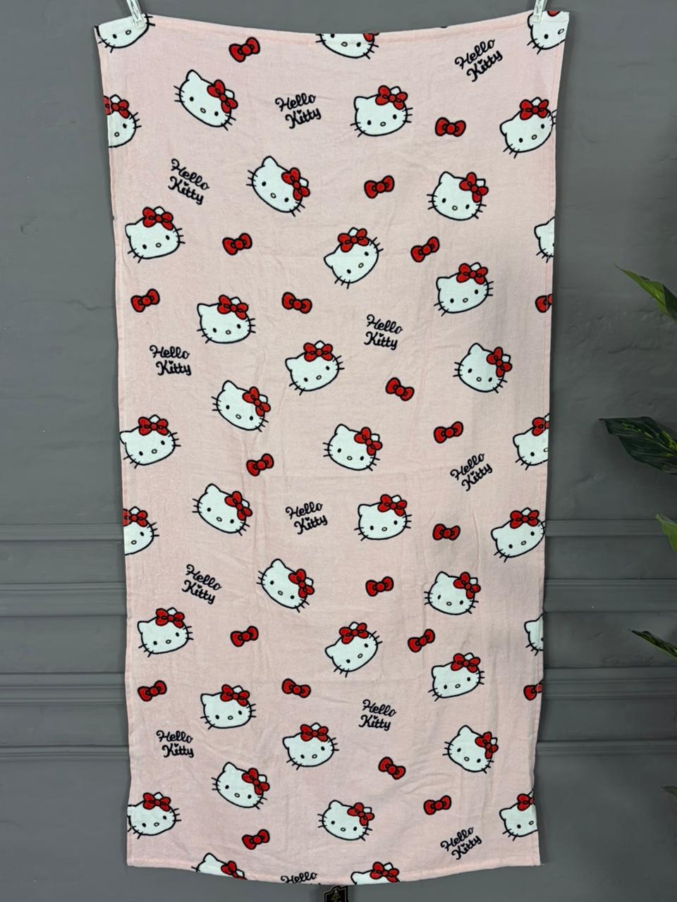 Hello Kitty Kids Printed Towel