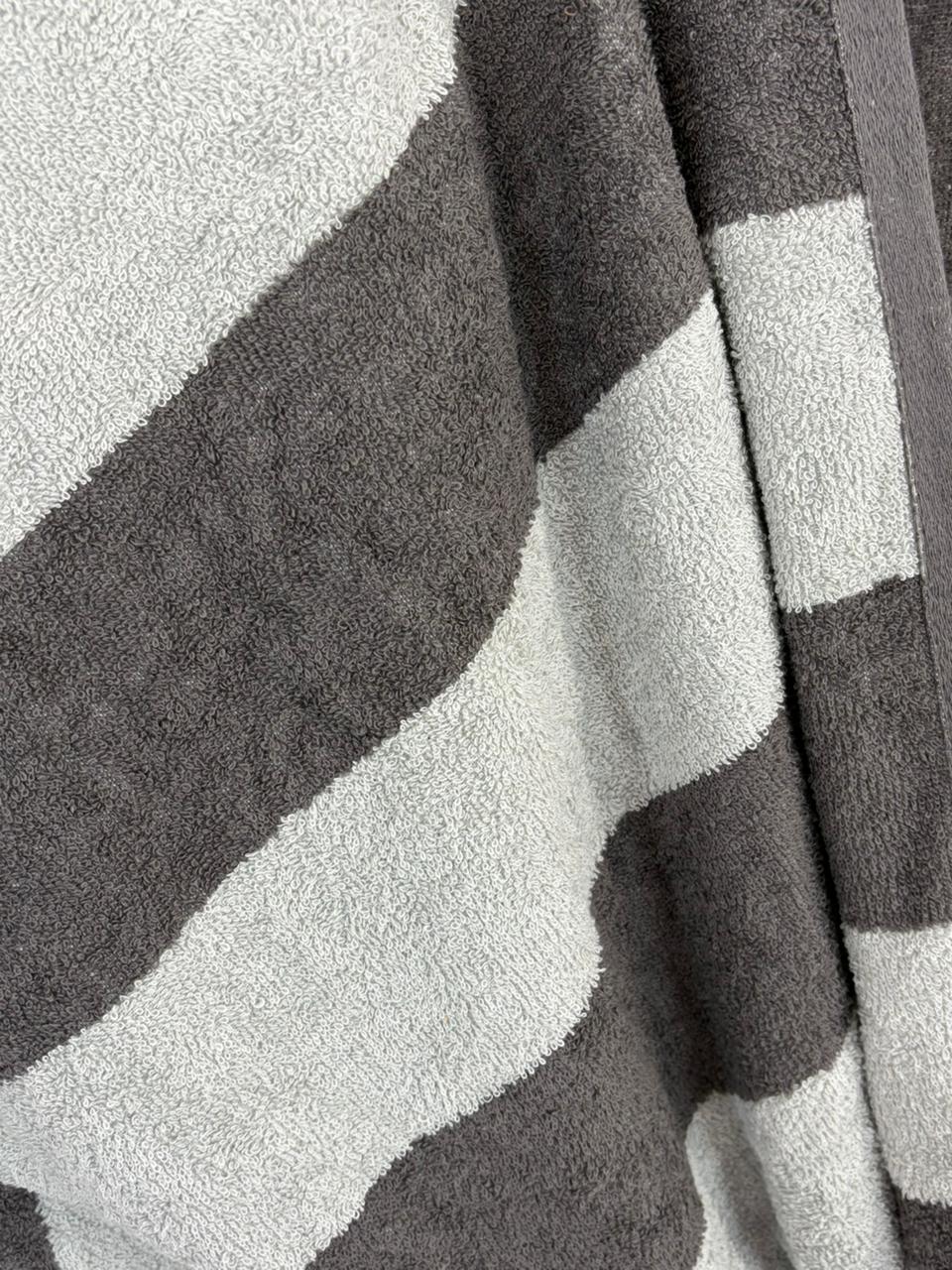 Cotton Stripe Bath Towel