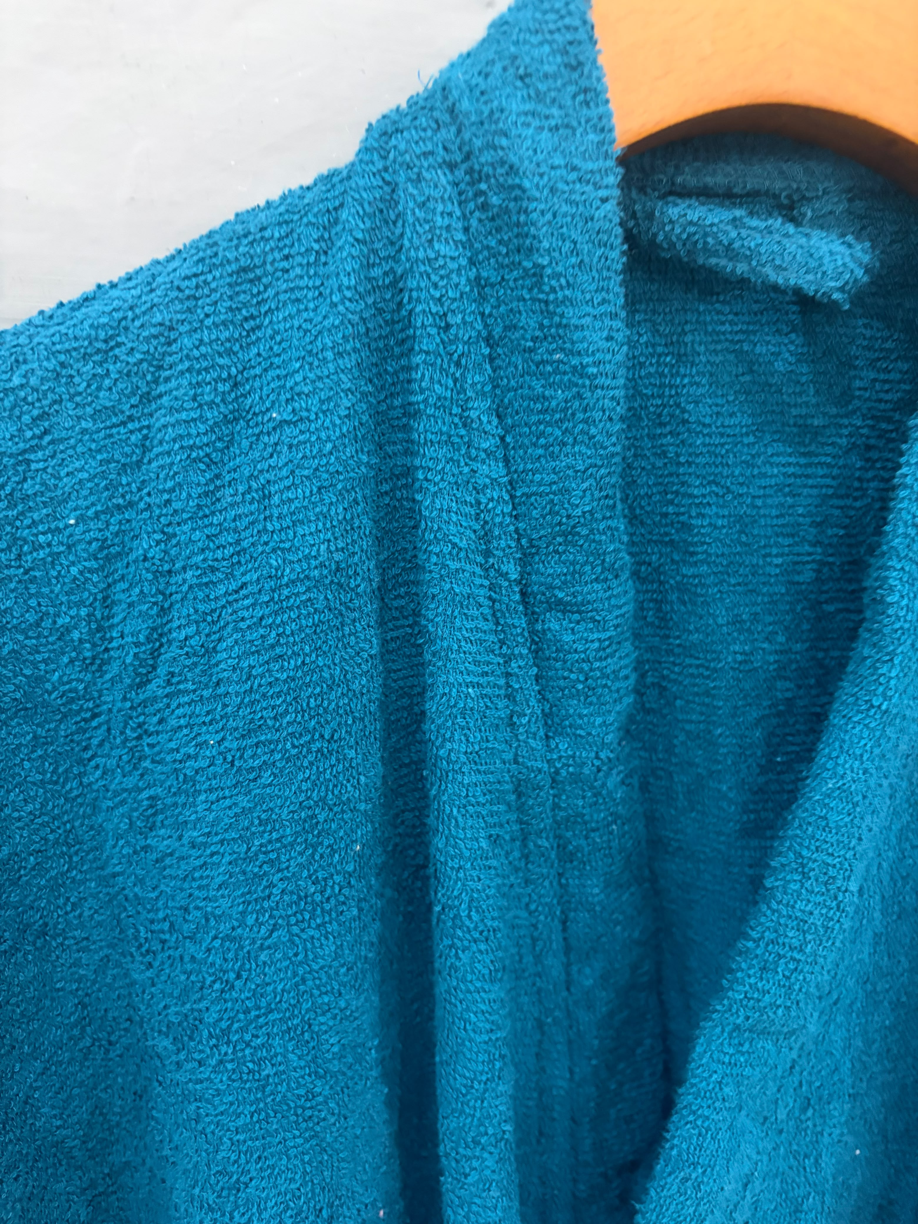 Premium Light Blue Terry Bathrobe