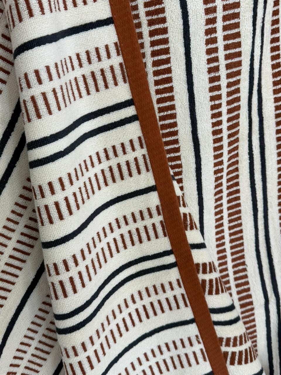 Modern Striped Cotton Towel