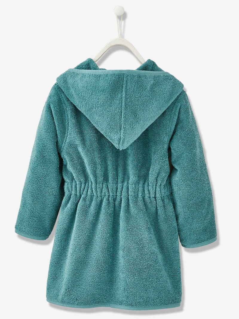 Hooded Kids Bathrobe – Velvet (Ages 4 to 10)