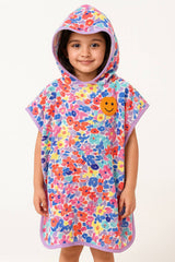 Kids Poncho Floral